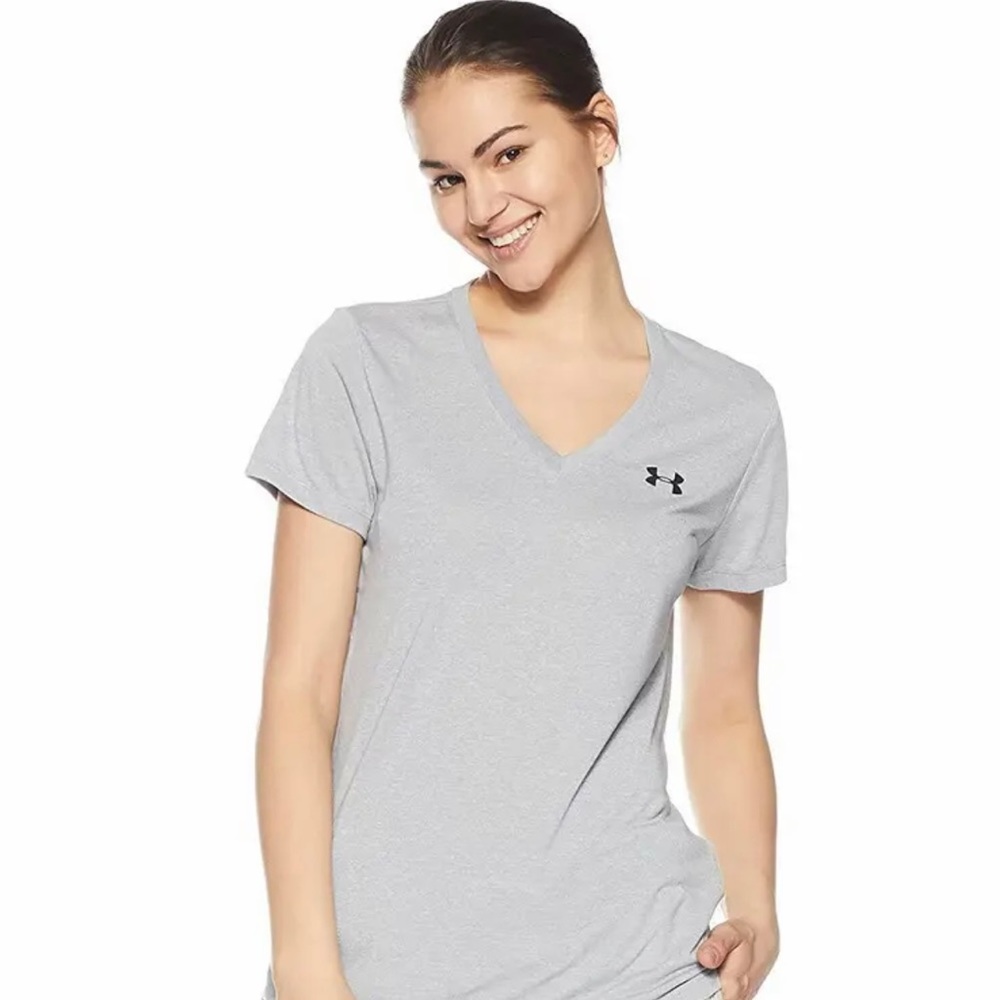 Under Armour Women's UA Tech Solid V-Neck Shirt